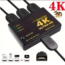 4K HDMI Switch Switcher 3 Port