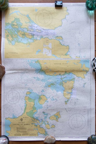 Vintage admiralty chart 2770 - chart,