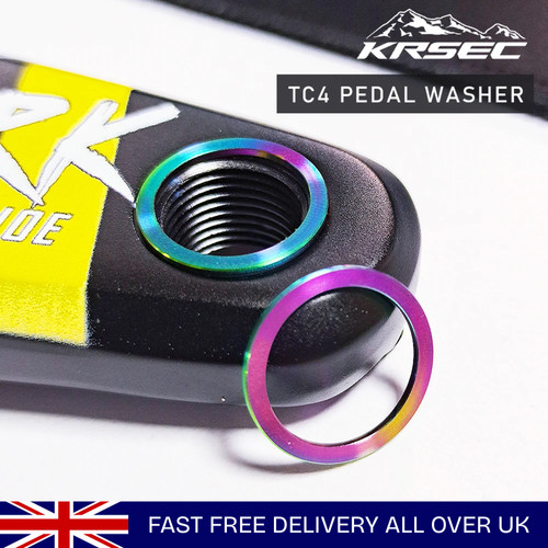 2pcs bike titanium alloy pedal - alloy,