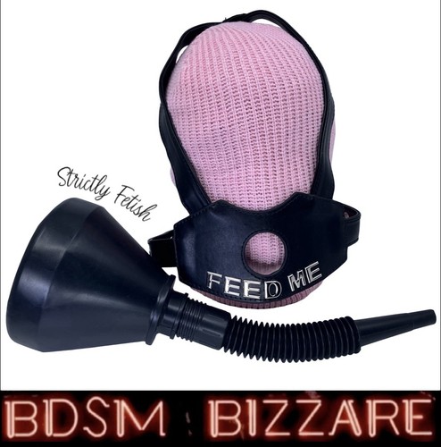 Bondage open mouth gag - open, funnel