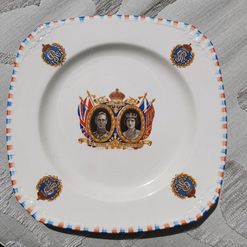 George and queen elizabeth - george,