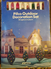 Vintage PIFCO Christmas Lights