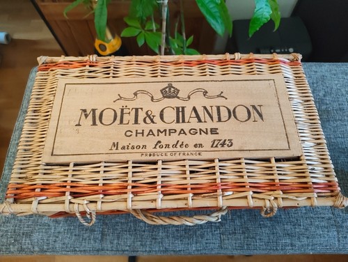 Vintage wicker basket french - basket,