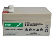 Lucas 12v 1.2Ah (1.3Ah) REPLACE YUCEL 12V 1.2AH BATTERY UPS Battery