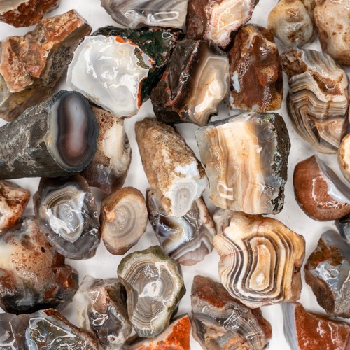 Botswana agate tumbling rough - botswana,