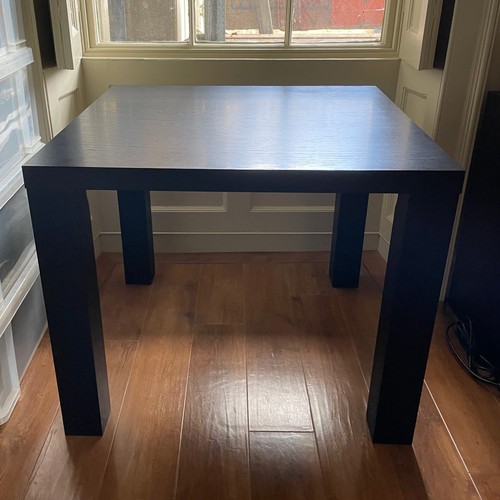 Wenge dark brown square - square, table