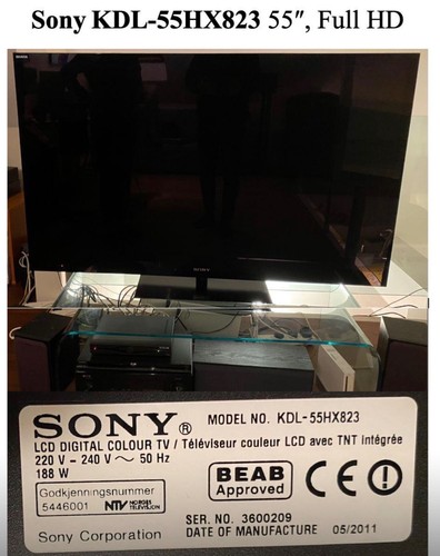 Sony kdl 55hx823 full - 55",,