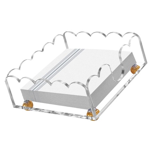 Clear acrylic guest - clear, napkin