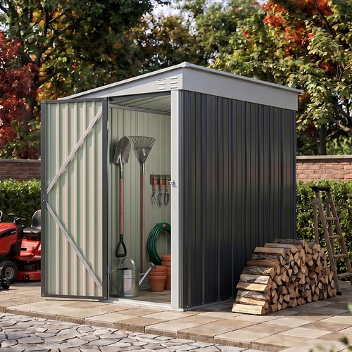 6ft lean garden shed - lean,
