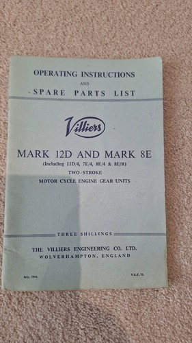 Villiers mark 12d 11d 8e - 11d/4,