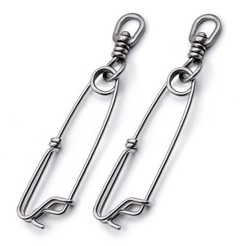 Long line clips - long, stainless