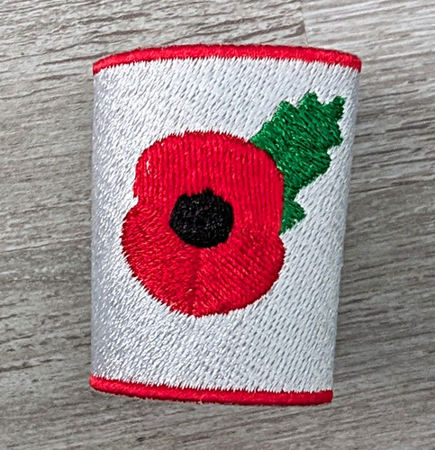 Scout guide woven poppy - uk,