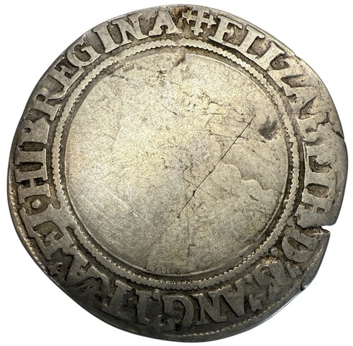 Tudor elizabeth shilling - elizabeth, i,