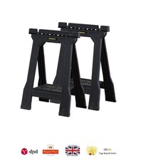 STANLEY Folding Junior Work Bench Saw Horse Twin Pack
