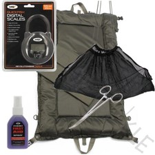 NGT Unhooking Beanie Mat Weigh Sling Scales Fish Aid Spray Carp Fishing