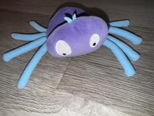 Little Tiger Press Books Incy Wincy Spider Purple Soft Plush Beanie Toy 5" 2010