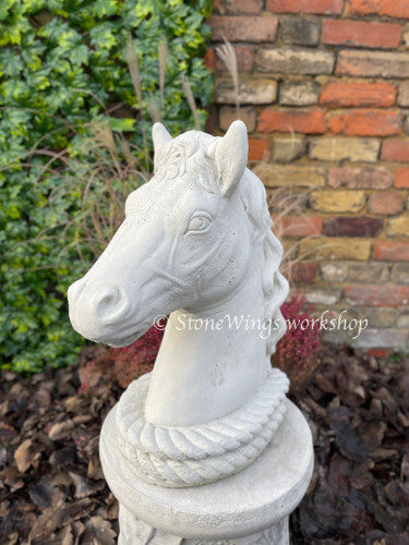 Concrete horse sculpture - horse,