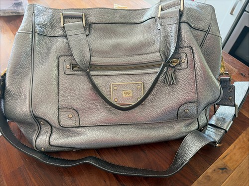 Anya hindmarch silver tote bag - silver,