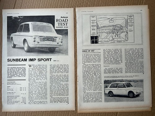 Sunbeam imp sport - sunbeam, (1966)