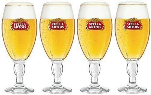 Stella artois glass 33cl - 4, x