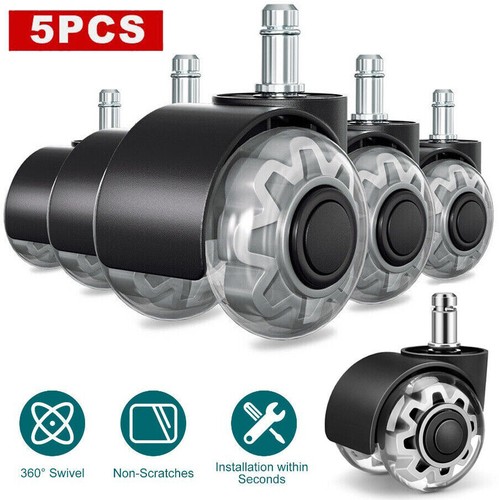 5pcs office chair wheels - 5pcs,