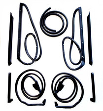 Chevrolet Corvette C3 Coupe 1977L - Weatherstrip Seal Kit, 9pcs, Made in USA
