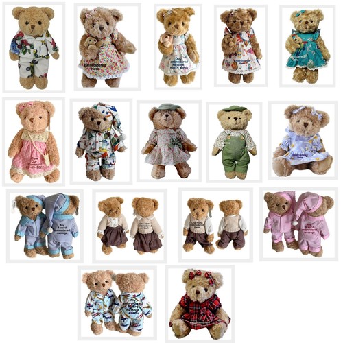 Personalised teddy jointed - personalised,