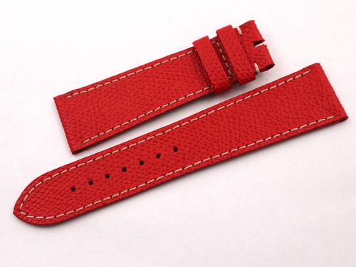 Genuine red hammered - red, leather