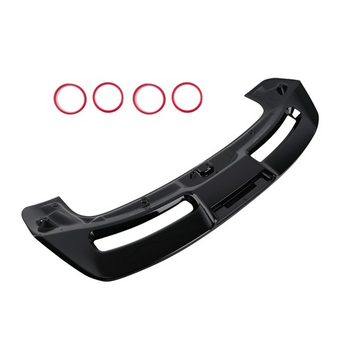 Rear trunk spoiler - rear, gloss