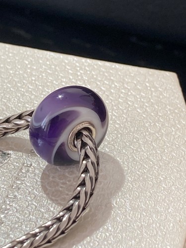 Trollbeads purple armadillo - purple,