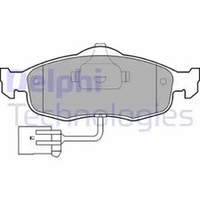 Brake pads Low-Metallic LP781 DELPHI for FORD NISSAN
