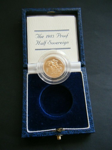 Royal mint gold proof half - uk,