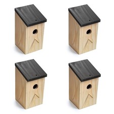 Wooden Nesting Bird Box Wood