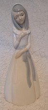 Vintage Miquel Requena, Valencia Porcelain Figure of a Young Lady VGC 22cm
