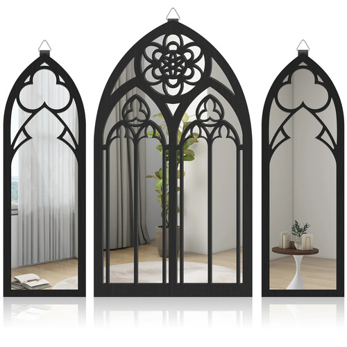 Gothic cathedral arch mirror - gothic,