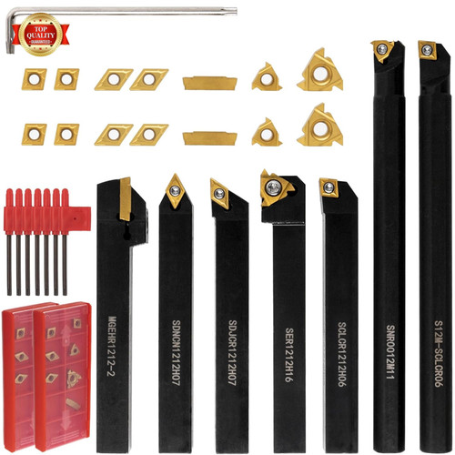 Pcs kit indexable lathe - pcs,
