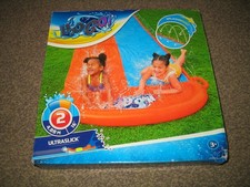 BRAND NEW H2O BESTWAY KIDS DOUBLE TWIN WATER SLIDE 2.88M 16' CHILDREN