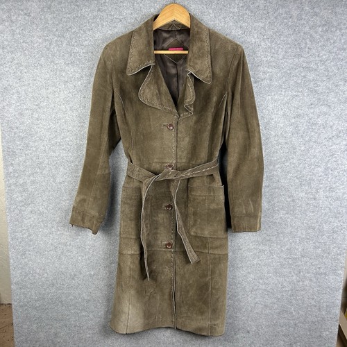 Vintage nubuck leather - vintage, trench