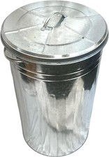Galvanised Metal Bin Home
