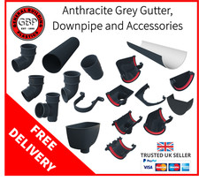 PVC Anthracite Round Freeflow