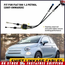 GEAR SELECTOR LINKAGE CABLES PAIR SET FOR CITROEN C1 TOYOTA AYGO PEUGEOT 107 1.0
