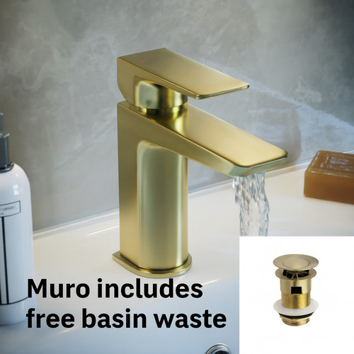 Brushed brass mono basin - brushed,