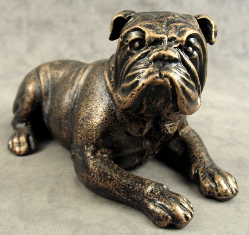English bulldog cast iron - cast,