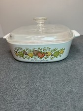 Corning Ware Spice of Life A2B Casserole Dish 2 Quart La Marjolaine Pyrex Lid
