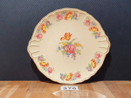 Bovey pottery floural serving - pottery,