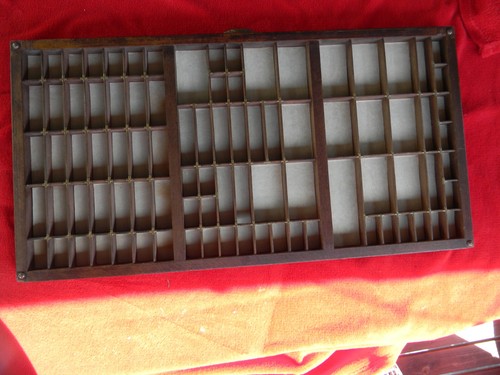 Vintage letterpress wooden - vintage,