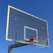FORZA Anti-Vandal Steel Basketball Backboard - Durable & Weatherproof Backboard