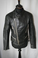 Vtg 70's Echt Leder black