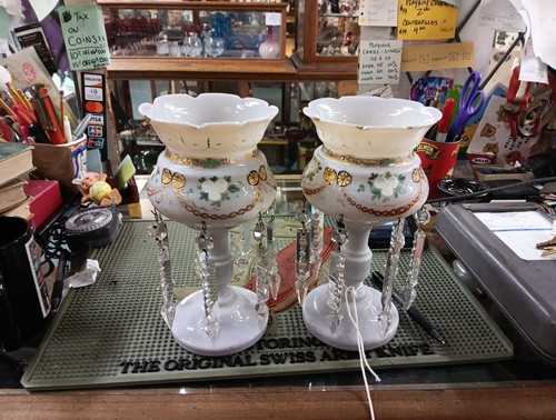 Pair antique victorian art - victorian,