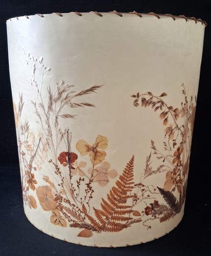 Vintage floral botanical drum - vintage,